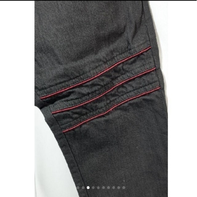 未使用 shareef piping skinny denim black |