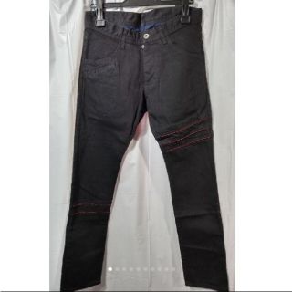 シャリーフ(SHAREEF)の未使用 shareef  piping skinny denim black(デニム/ジーンズ)