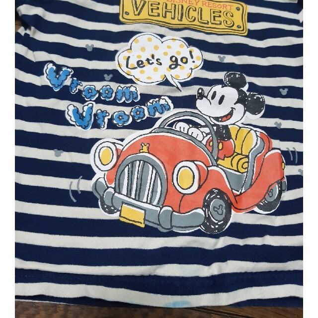 Disney(ディズニー)のディズニー ミッキー 長袖シャツ110 キッズ/ベビー/マタニティのキッズ服男の子用(90cm~)(Tシャツ/カットソー)の商品写真