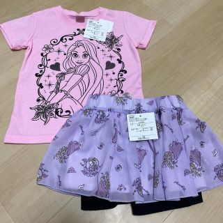 ディズニー(Disney)のプリンセス ラプンツェル Tシャツ パンツ 子供服 女の子(Tシャツ/カットソー)