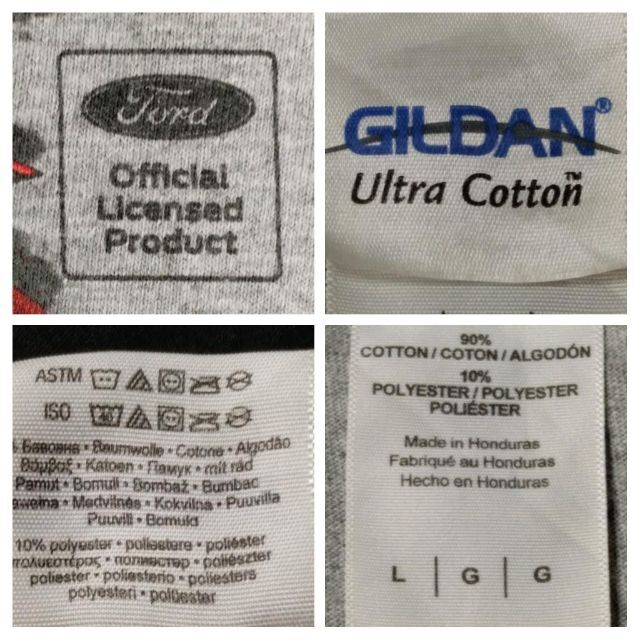 GILDAN(ギルタン)の一点物US輸入★ロングTシャツ ギルダン Lサイズ グレー アメカジ ロデオ メンズのトップス(Tシャツ/カットソー(七分/長袖))の商品写真
