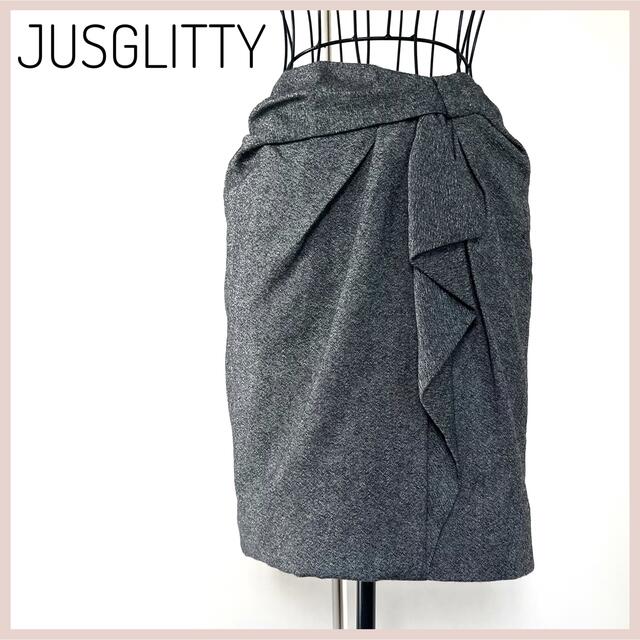 JUSGLITTY(ジャスグリッティー)の☆ＥＲＩ様専用☆小さめサイズ☆ジャスグリッティー ミニスカート ウール  レディースのスカート(ミニスカート)の商品写真