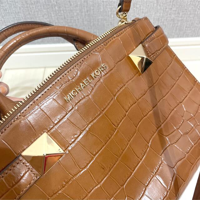 Michael Kors(マイケルコース)のマイケルコース　クロコダイル　クロコ　2wayバッグ　 レディースのバッグ(ハンドバッグ)の商品写真