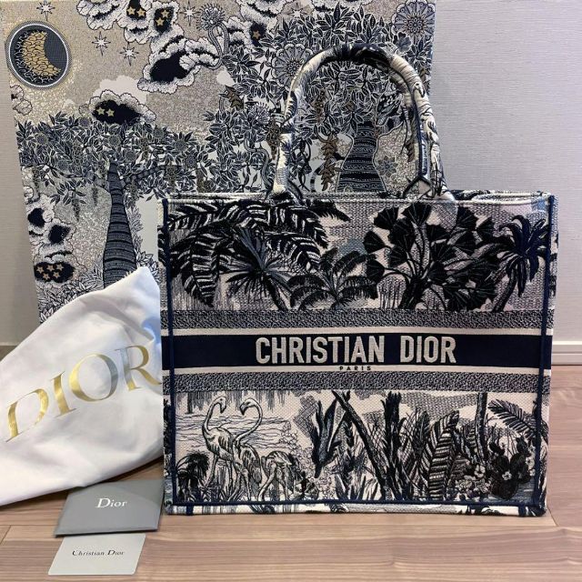 Christian Dior Dior☆ブックトート トワル ドゥ ジュイ トロピカリア 