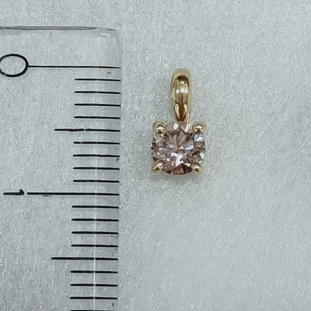 最終お値下げ☆美品☆K18YG ロシアンブラウンダイヤペンダントトップの ...