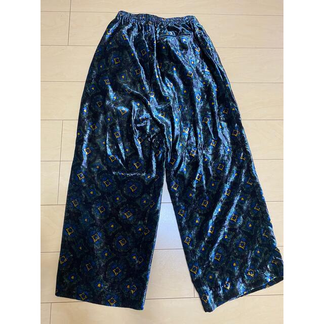 TOGA VIRILIS 19AW Velvet print Pants