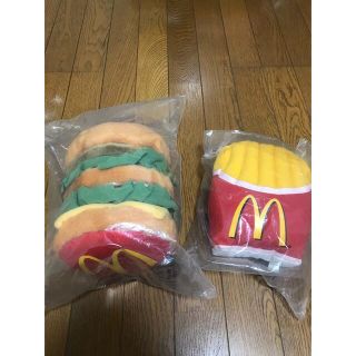 非売品　マクドナルド　ビックマックポテトクッション(クッション)