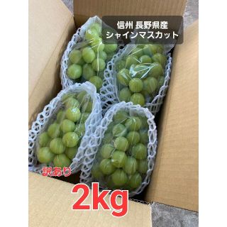 糖度抜群！【訳あり】シャインマスカット 2kg(フルーツ)