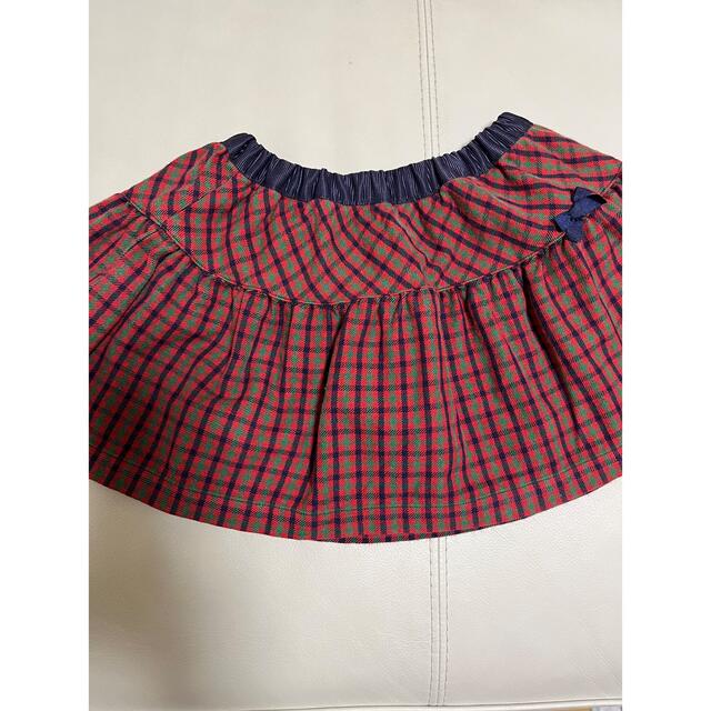 familiar(ファミリア)のセール。ファミリア  スカート100㌢ キッズ/ベビー/マタニティのキッズ服女の子用(90cm~)(スカート)の商品写真
