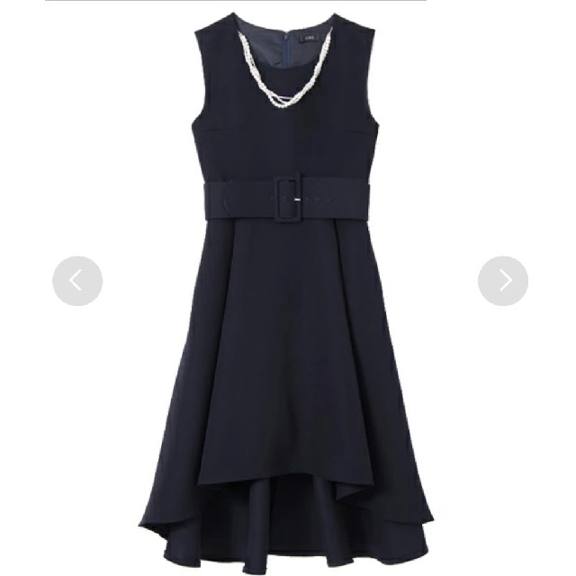フィッシュテールフレアワンピース レディースのフォーマル/ドレス(ミディアムドレス)の商品写真