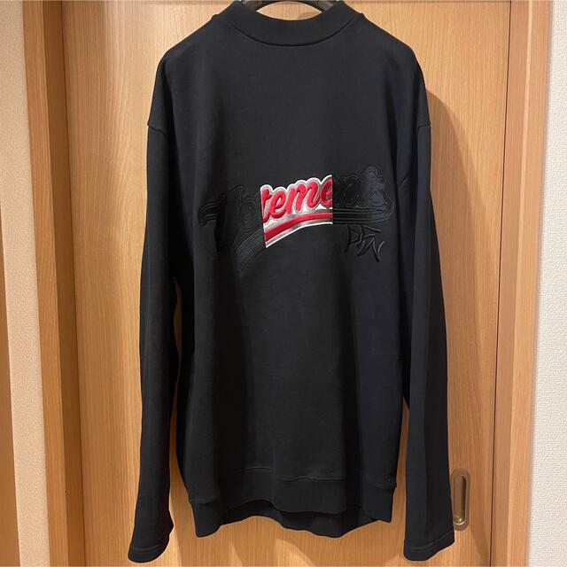 トップスvetements 17aw ベースボール トレーナー