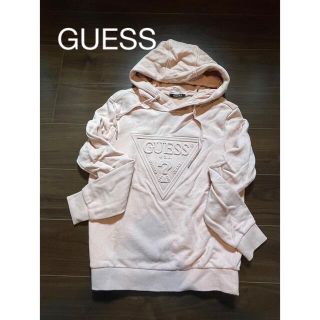 ゲス(GUESS)の【Guess】EMBOSS TRIANGLE LOGO トレーナー パーカー  (パーカー)