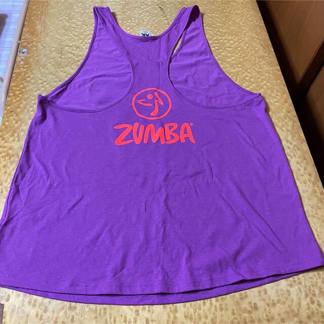 Zumba(ズンバ)のZUMBA®︎ウェア　トップス  Lサイズ　ピンクパープル スポーツ/アウトドアのスポーツ/アウトドア その他(ダンス/バレエ)の商品写真