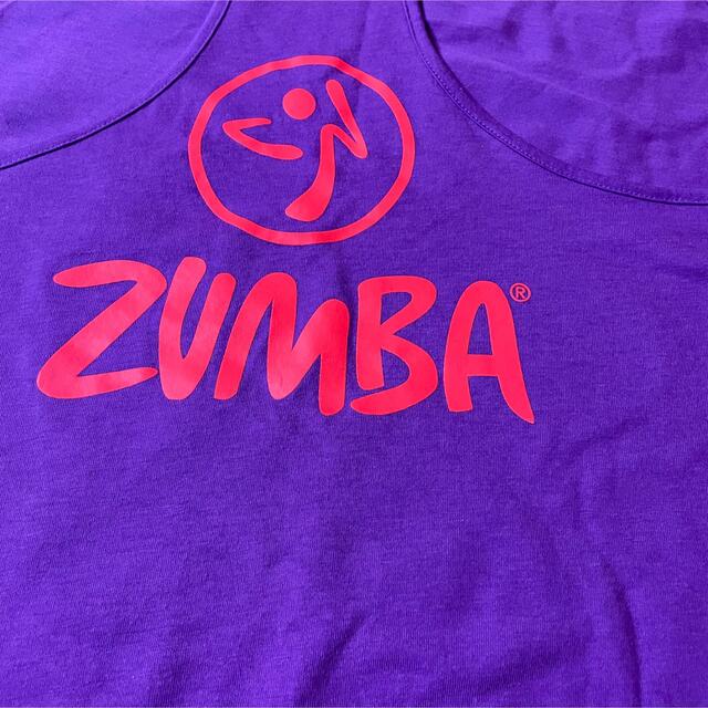 Zumba(ズンバ)のZUMBA®︎ウェア　トップス  Lサイズ　ピンクパープル スポーツ/アウトドアのスポーツ/アウトドア その他(ダンス/バレエ)の商品写真