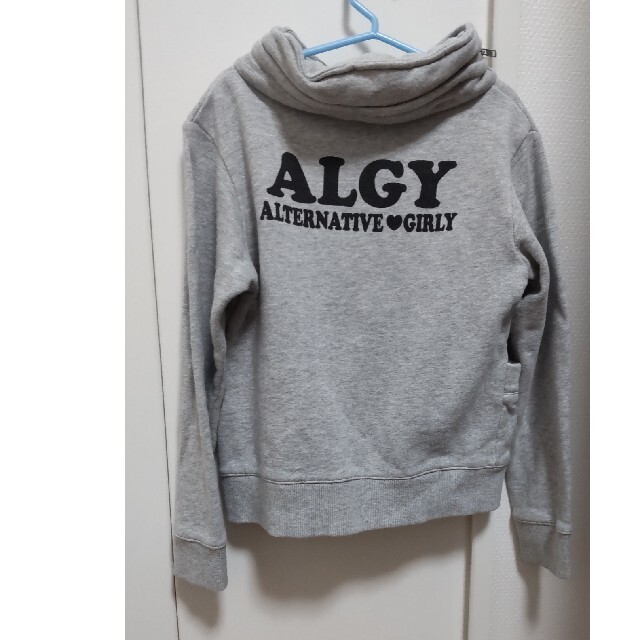 ALGY(アルジー)のアルジー　ＡＬＧＹ☆グレー　パーカー キッズ/ベビー/マタニティのキッズ服女の子用(90cm~)(ジャケット/上着)の商品写真