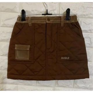 エーグル(AIGLE)のAIGLE  キルティング　防寒　スカート　130(スカート)