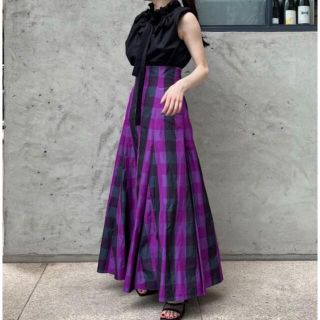 《チャーコ様専用》<UNITED ARROWS>P チェック フレア スカート
