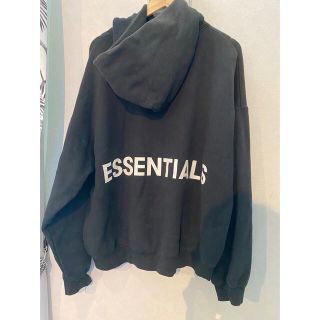 フィアオブゴッド(FEAR OF GOD)のessentials Lサイズ　初期プリント　中古　エッセンシャルズ (パーカー)