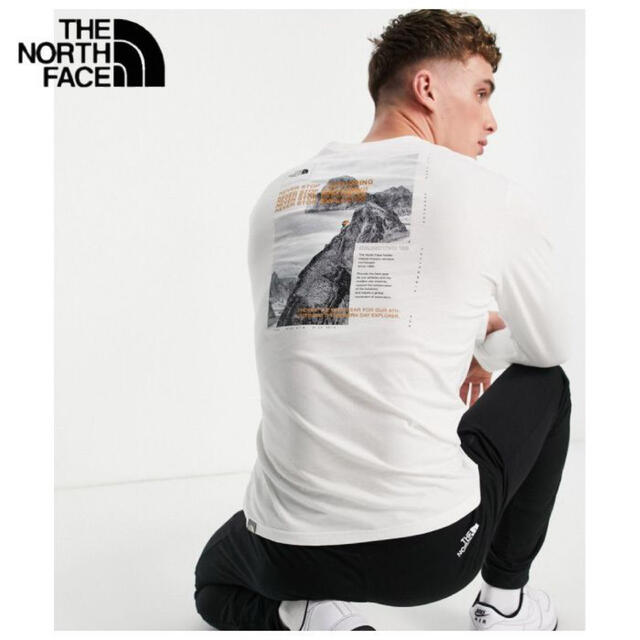 THE NORTH FACE(ザノースフェイス)のノースフェイス メンズ 長袖 ロンT トレーナー Tシャツ ロゴプリント L メンズのトップス(Tシャツ/カットソー(七分/長袖))の商品写真