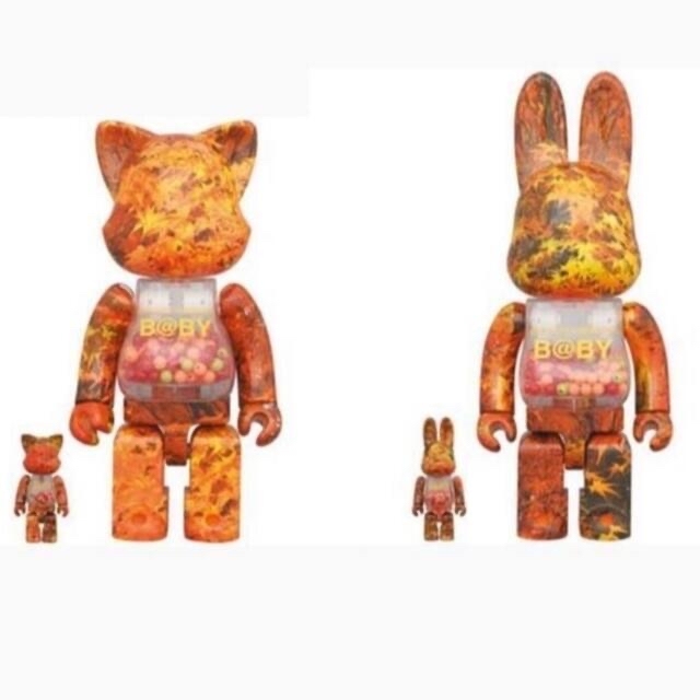 BE@RBRICK(ベアブリック)の専用 MY FIRST R@BBRICK B@BY AUTUMN LEAVES  エンタメ/ホビーのフィギュア(その他)の商品写真