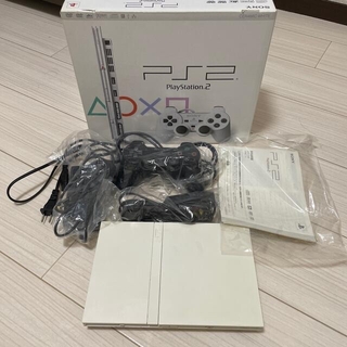 プレイステーション2(PlayStation2)のジャンク品　PlayStation2 SCPH-7500 薄型　白(家庭用ゲーム機本体)
