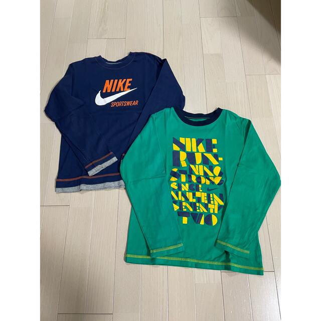 NIKE(ナイキ)のNIKE ロンT ２枚セット キッズ/ベビー/マタニティのキッズ服男の子用(90cm~)(Tシャツ/カットソー)の商品写真