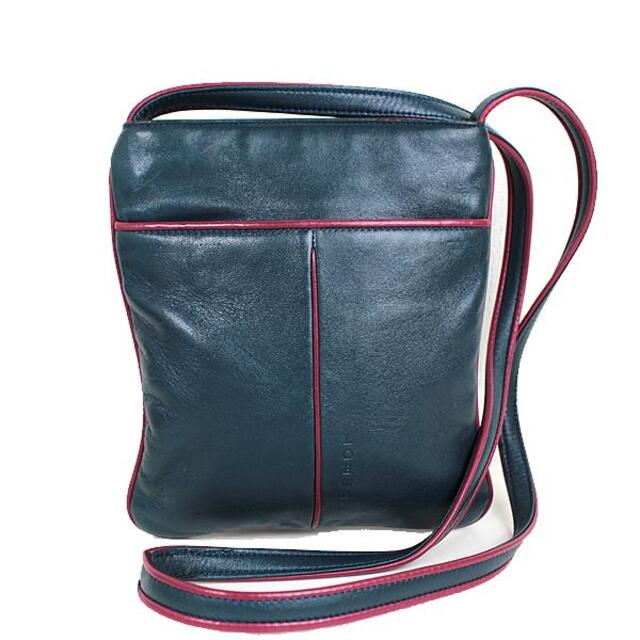 LOEWE - ロエベ ショルダーバッグ レザー かばん ネイビー 紺