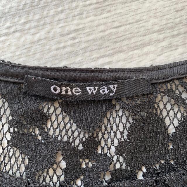 one*way(ワンウェイ)のレディース カットソー トップス 花柄 刺繍 シンプル セクシー オシャレ レディースのトップス(カットソー(長袖/七分))の商品写真