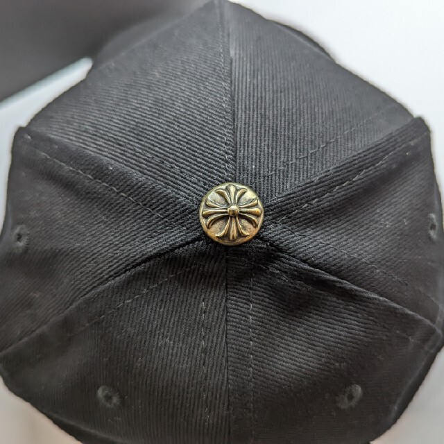 Chrome Hearts(クロムハーツ)の【新品】クロムハーツ　デニム・ベースボールキャップ CHダガー ブラック メンズの帽子(キャップ)の商品写真