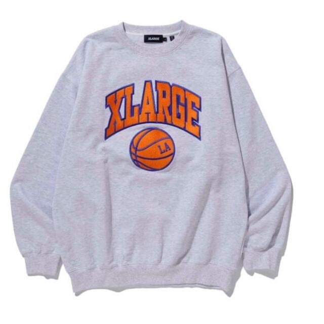 新品未使用 XLARGE トレーナー グレー