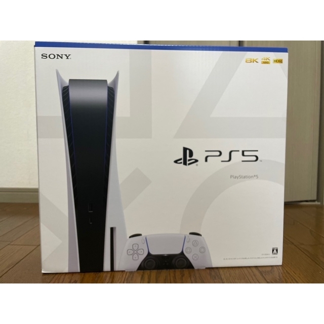 PlayStation(プレイステーション)のSONY PlayStation5 CFI-1200A01 エンタメ/ホビーのゲームソフト/ゲーム機本体(家庭用ゲーム機本体)の商品写真