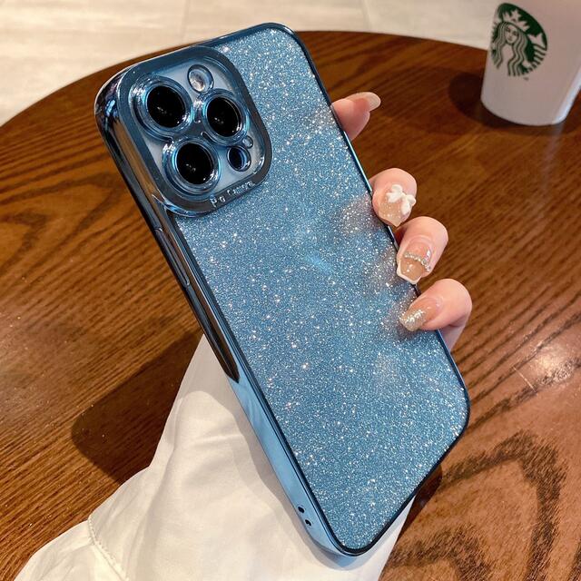 シルバー　キラキラ　シンプル　ピンク　パープル　ゴールド　iPhone14ケース スマホ/家電/カメラのスマホアクセサリー(iPhoneケース)の商品写真