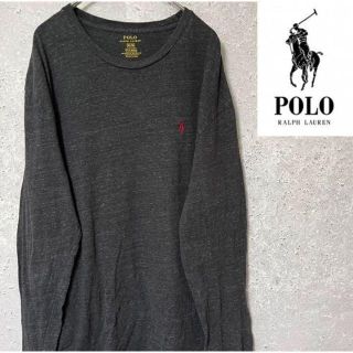 ポロラルフローレン(POLO RALPH LAUREN)のPOLO ポロ ラルフローレン 長袖 ロンＴ 刺繍ロゴ ワンポイントロゴ M(Tシャツ/カットソー(七分/長袖))