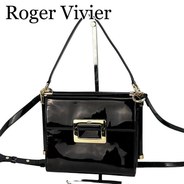 ROGER VIVIER - ロジェヴィヴィエ ミスヴィヴ ハンドバッグ ショルダーバッグ 2WAY ブラックの通販 by あんこ猫's