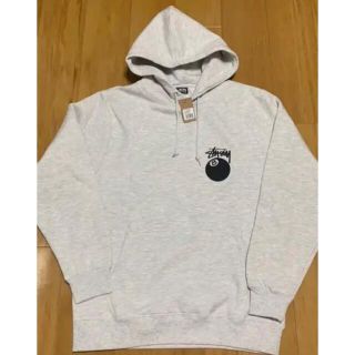 STUSSY - 新品☆STUSSY ステューシー8ボールパーカー グレー XLサイズ