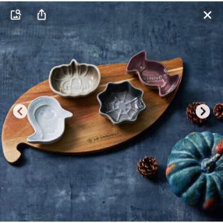 ルクルーゼ(LE CREUSET)の☆Le Creuset ☆ハロウィン ディッシュ 4枚セット(食器)