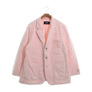 ラフシモンズ(RAF SIMONS)のRAF SIMONS ラフシモンズ カジュアルジャケット M ピンク 【古着】【中古】(テーラードジャケット)