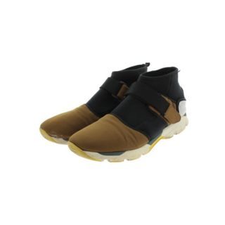 マルニ(Marni)のMARNI マルニ スニーカー -(27.5cm位) 茶x黒等 【古着】【中古】(スニーカー)