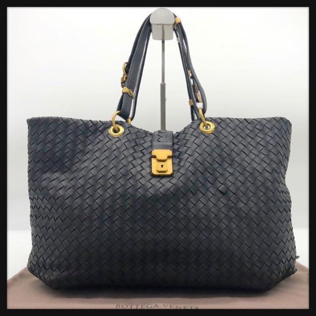 BOTTEGA VENETA ボッテガヴェネタ ローマ ハンドバッグ ブラックバッグ