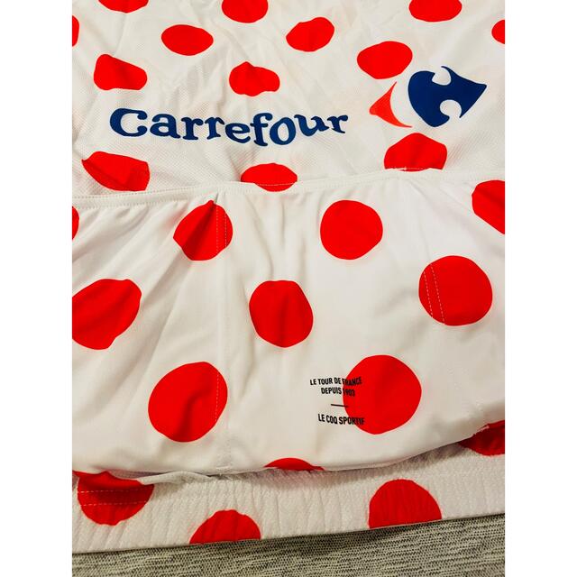 ルコック Carrefour 自転車　バイクウェア　シャツ　Oサイズ