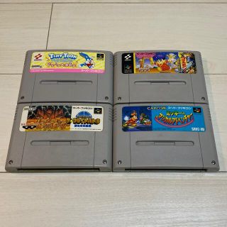 スーパーファミコン(スーパーファミコン)のスーパーファミコン　4本セット(家庭用ゲームソフト)