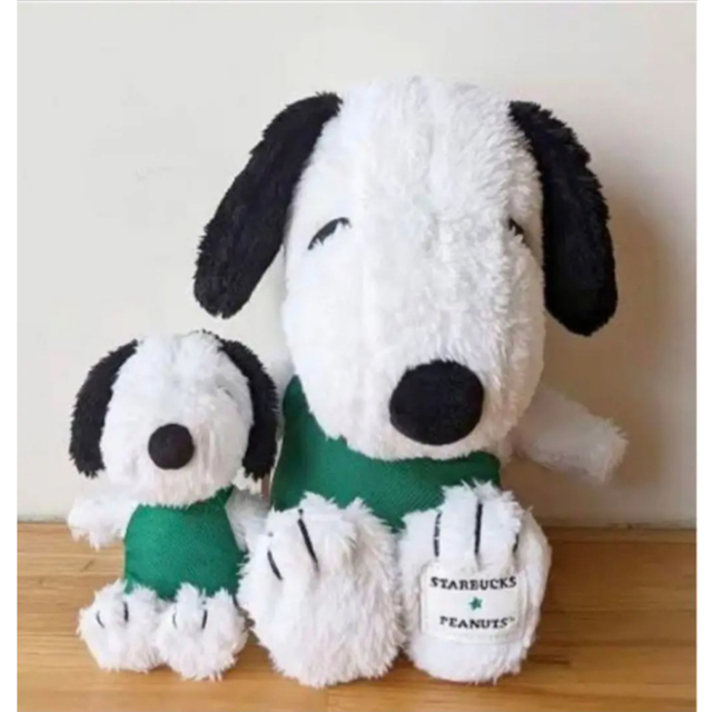 Starbucks Coffee(スターバックスコーヒー)のスタバグリーンエプロンスヌーピー　2点セット　SNOOPY レディースのアクセサリー(その他)の商品写真