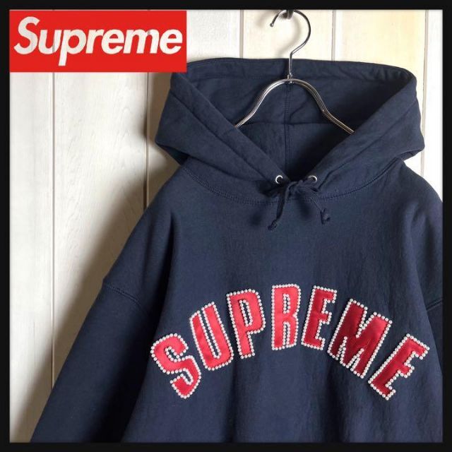 【未使用】Supreme パーカー 超希少デザイン バックデザイン  L