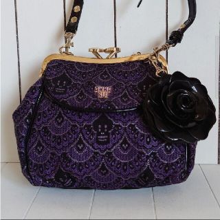 アナスイ(ANNA SUI)のANNA SUI　アナスイがま口バッグ（キーケースポーチ付き）(ハンドバッグ)