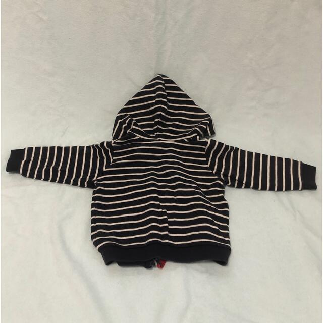 PETIT BATEAU(プチバトー)のプチバトー　パーカー　12m 74センチ キッズ/ベビー/マタニティのベビー服(~85cm)(ジャケット/コート)の商品写真