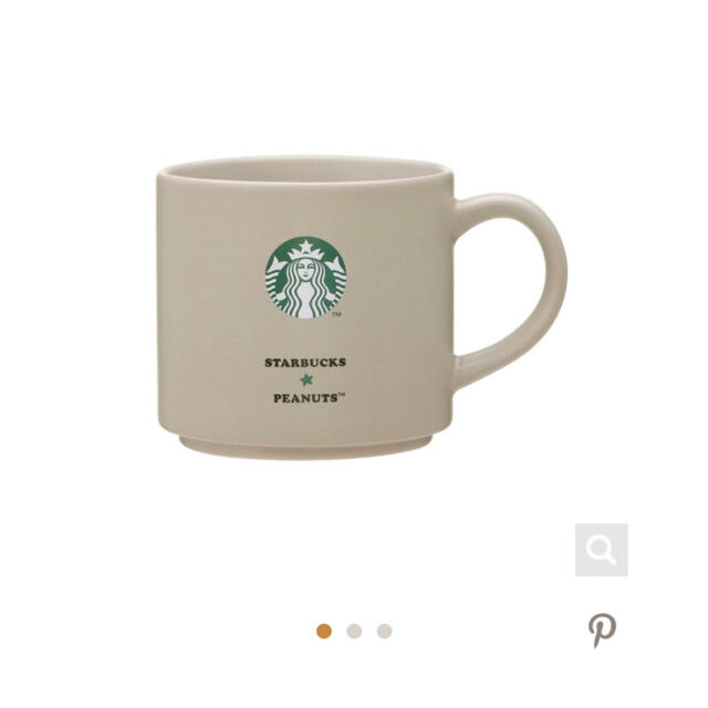 Starbucks Coffee(スターバックスコーヒー)の【新品未使用】スタバ スヌーピー マグカップ　グレー インテリア/住まい/日用品のキッチン/食器(グラス/カップ)の商品写真