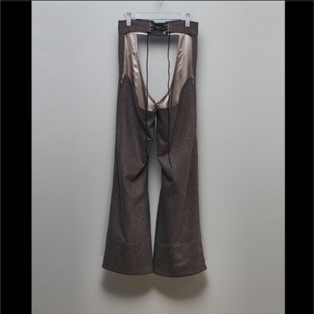 masu 22aw town chaps モカ