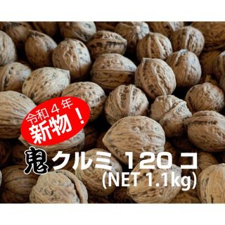 和胡桃(鬼くるみ)【令和4年の新物】120個以上(正味1.1kg)<即購入可>(野菜)