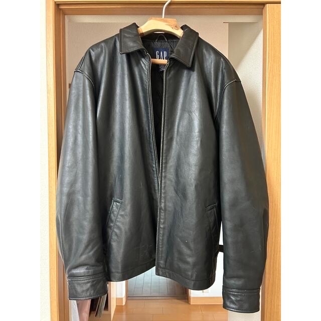 希少】old gap レザージャケット XL 90s 00sメンズ - レザージャケット