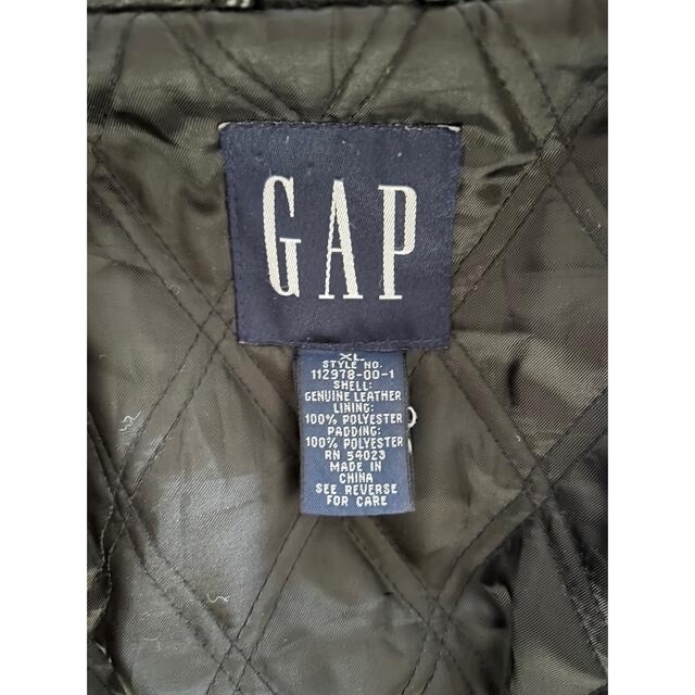 GAP(ギャップ)の【希少】old gap レザージャケット XL 90s 00s メンズのジャケット/アウター(レザージャケット)の商品写真